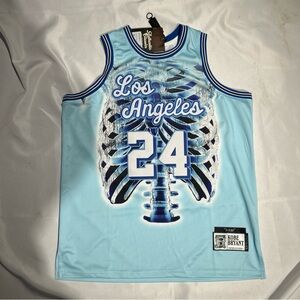 Headgear Classic Kobe Bryant Los Angeles #24 X-Ray Basketball Jersey Size XL